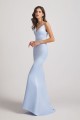 Spaghetti Straps Sheath V-Neck Satin Bridesmaid Dresses Canada