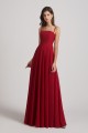 Spaghetti Straps A-Line Chiffon Pleated Bridesmaid Dresses Canada