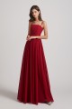 Spaghetti Straps A-Line Chiffon Pleated Bridesmaid Dresses Canada