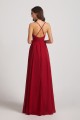 V-Neck Pleated Chiffon Criss-cross Straps Bridesmaid Dresses Canada