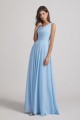 Sleeveless Cowl Chiffon A-Line Bridesmaid Dresses Canada