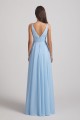 Deep V-Neck Chiffon Bridesmaid Dresses with Low Cut V Back Canada