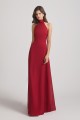 Backless High Neck Halter Chiffon Maxi Dresses Canada