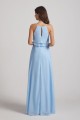 Jewel Ruffle Tiered Sleeveless Chiffon Maxi Dresses Canada
