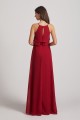 A-line Chiffon Jewel Flounced Top Bridesmaid Dresses Canada