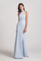 Trumpet Backless High Neck Halter Bridesmaid Dresses Canada