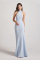 Trumpet Backless High Neck Halter Bridesmaid Dresses Canada