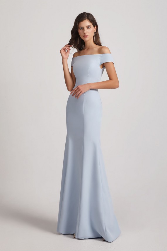 Floor Length Off The Shoulder Mermaid Bridesmaid Dresses Canada