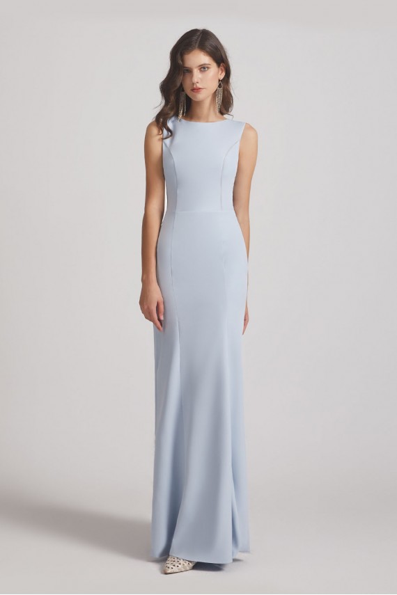 Jewel Sleeveless Open Back Trumpet Gown Canada