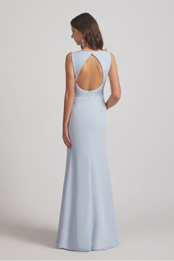 Jewel Sleeveless Open Back Trumpet Gown Canada
