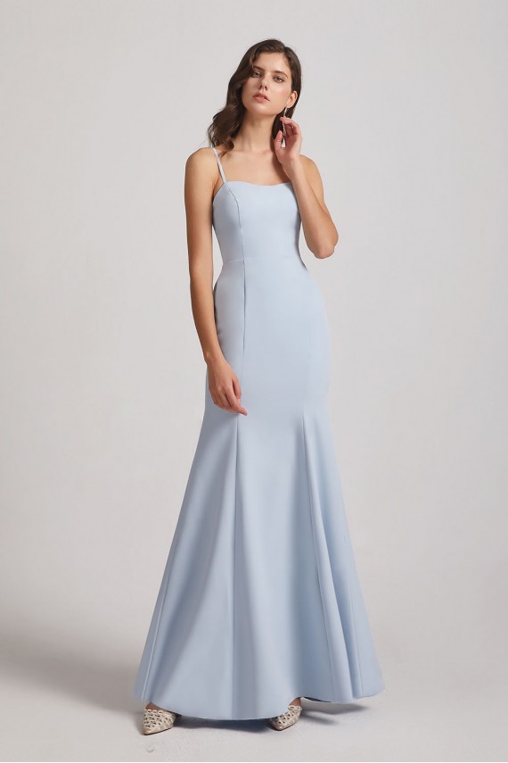 Trumpet Spaghetti Straps Sweetheart Bridesmaid Dresses Canada