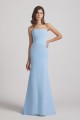 Light Sky Blue Chiffon Strapless Sweetheart Bridesmaid Dresses Canada