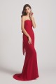 Strapless Sweetheart Chiffon Sheath Bridesmaid Dresses Canada