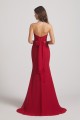 Strapless Sweetheart Chiffon Sheath Bridesmaid Dresses Canada