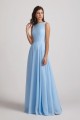 Long Sleeveless Open Back Chiffon Maxi Dresses Canada