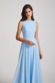 Long Sleeveless Open Back Chiffon Maxi Dresses Canada