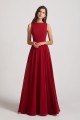 Jewel A-line Chiffon Open Back Bridesmaid Dresses Canada