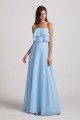 Strapless Long Chiffon Boho Bridesmaid Dresses Canada