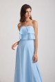Strapless Long Chiffon Boho Bridesmaid Dresses Canada