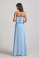 Strapless Long Chiffon Boho Bridesmaid Dresses Canada