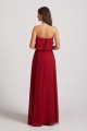 Strapless Chiffon Bridesmaid Dresses with Tiered Ruffles Canada