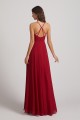 Halter Chiffon Maxi Dresses with Side Slit Canada