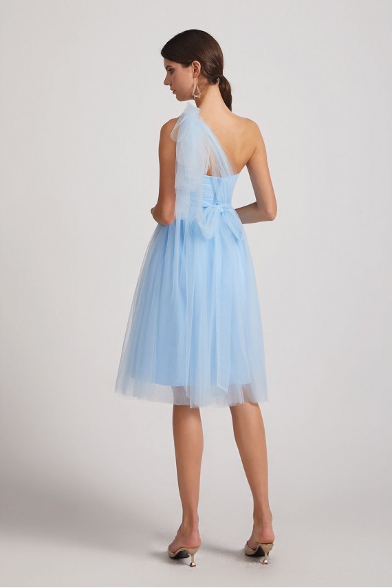 Short A-Line Tulle Sweetheart Bridesmaid Dresses Canada