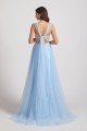 Sweetheart Backless Floor Length Tulle Bridesmaid Dresses Canada