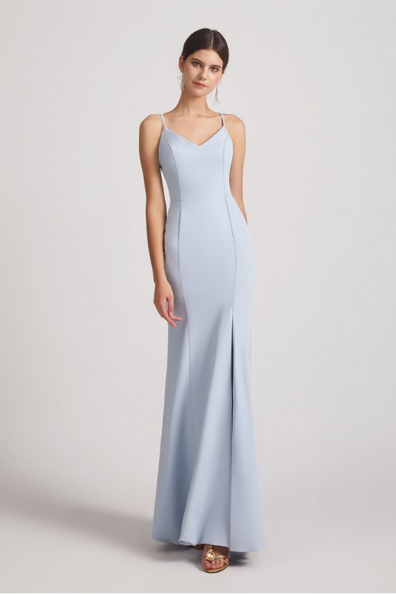 V-Neck Spaghetti Straps Trumpet Maxi Dresses Canada