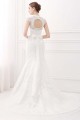 Ivory V-Neck Cap Sleeves Belt Mermaid Vintage Lace Wedding Dresses Canada