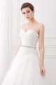 Strapless Sweetheart Belt Lace Ball Gown Wedding Dresses Canada