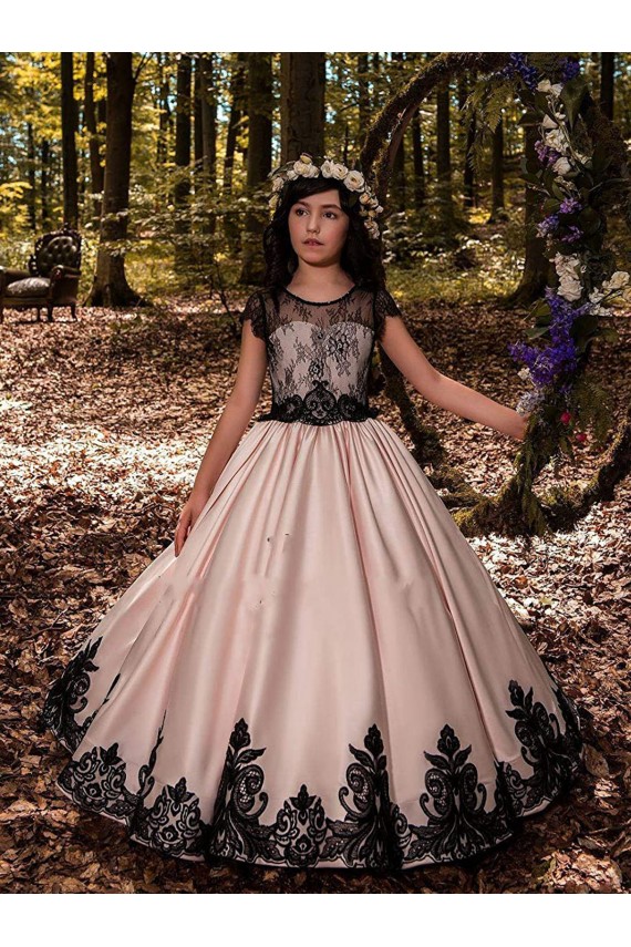 Ivory Ball Gown Sweetheart Neck Sleeveless Flower Girl Dress Canada