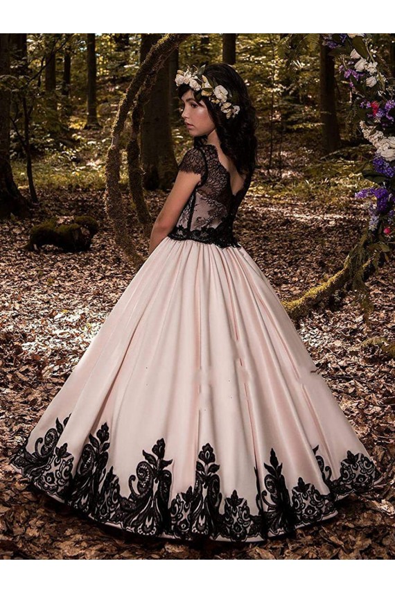 Ivory Ball Gown Sweetheart Neck Sleeveless Flower Girl Dress Canada